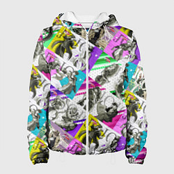 Куртка с капюшоном женская JoJo’s Bizarre Adventure, цвет: 3D-белый