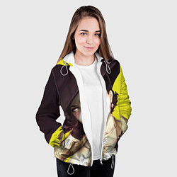 Куртка с капюшоном женская РЕЗИДЕНТ ИВЕЛ ДЕРЕВНЯ, цвет: 3D-белый — фото 2