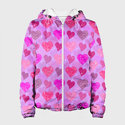 Женская куртка Розовые сердечки