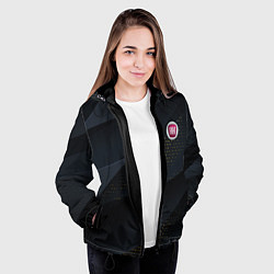 Куртка с капюшоном женская FIAT ФИАТ S, цвет: 3D-черный — фото 2