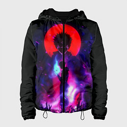 Куртка с капюшоном женская Магическая битва Итадори, цвет: 3D-черный