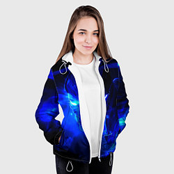 Куртка с капюшоном женская Валорант, цвет: 3D-белый — фото 2