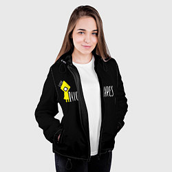 Куртка с капюшоном женская Little Nightmares, цвет: 3D-черный — фото 2