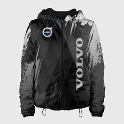 Куртка с капюшоном женская Volvo, цвет: 3D-черный