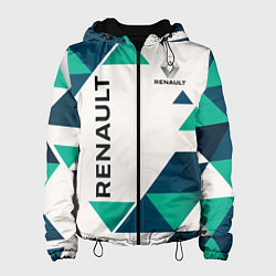 Куртка с капюшоном женская Renault, цвет: 3D-черный