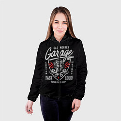Куртка с капюшоном женская Gas Monkey Garage, цвет: 3D-черный — фото 2