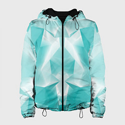 Куртка с капюшоном женская Геометрическая Абстракция, цвет: 3D-черный