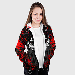 Куртка с капюшоном женская GHOSTEMANE, цвет: 3D-белый — фото 2