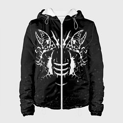 Куртка с капюшоном женская DEAD SPACE МЁРТВЫЙ КОСМОС, цвет: 3D-белый