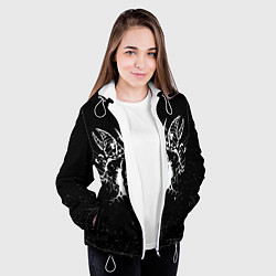 Куртка с капюшоном женская DEAD SPACE МЁРТВЫЙ КОСМОС, цвет: 3D-белый — фото 2
