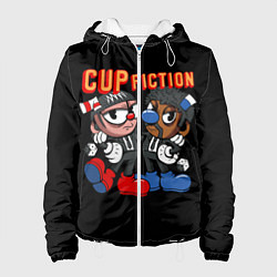 Куртка с капюшоном женская CUP FICTION, цвет: 3D-белый