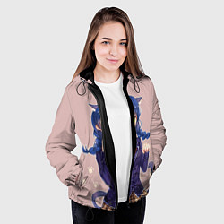 Куртка с капюшоном женская Повар боец Сома, цвет: 3D-черный — фото 2