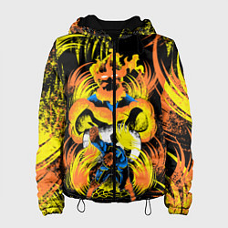 Куртка с капюшоном женская МОЯ ГЕРОЙСКАЯ АКАДЕМИЯ, цвет: 3D-черный