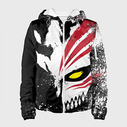 Куртка с капюшоном женская БЛИЧ МАСКА BLEACH, цвет: 3D-белый