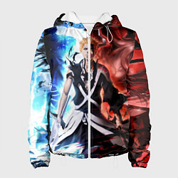 Куртка с капюшоном женская Bleach Ichigo Kurosaki, цвет: 3D-белый