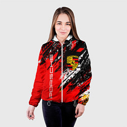 Куртка с капюшоном женская PORSCHE ПОРШЕ ГРАНЖ, цвет: 3D-белый — фото 2