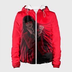 Куртка с капюшоном женская ЮМЭКО БЕЗУМНЫЙ АЗАРТ, цвет: 3D-белый