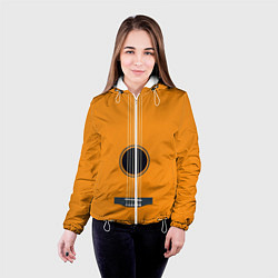 Куртка с капюшоном женская ГИТАРА, цвет: 3D-белый — фото 2