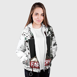 Куртка с капюшоном женская FARCRY WOLF, цвет: 3D-белый — фото 2