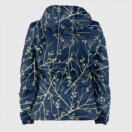 Женская куртка Осенние ветки / 3D-Черный – фото 2