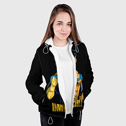 Куртка с капюшоном женская Mark Grayson Invincible, цвет: 3D-белый — фото 2