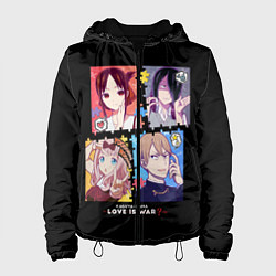 Куртка с капюшоном женская Kaguya-sama Love Is War, цвет: 3D-черный