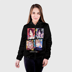 Куртка с капюшоном женская Kaguya-sama Love Is War, цвет: 3D-черный — фото 2