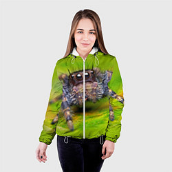 Куртка с капюшоном женская ПАУК МАКРО, цвет: 3D-белый — фото 2