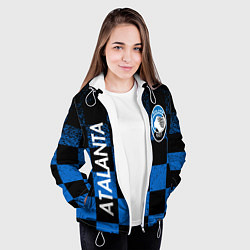 Куртка с капюшоном женская FC ATALANTA ФК АТАЛАНТА, цвет: 3D-белый — фото 2