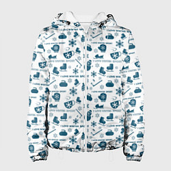 Куртка с капюшоном женская Зимние виды спорта, цвет: 3D-белый