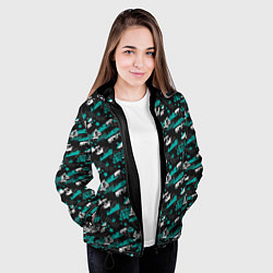 Куртка с капюшоном женская Strong Power, цвет: 3D-черный — фото 2