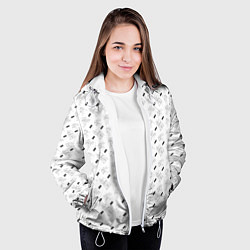 Куртка с капюшоном женская JUDO, цвет: 3D-белый — фото 2