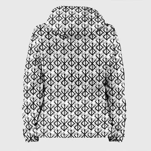 Женская куртка Берсерк много логотипов / 3D-Черный – фото 2