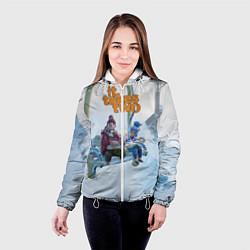 Куртка с капюшоном женская It Takes Two Коди и Мэй, цвет: 3D-белый — фото 2