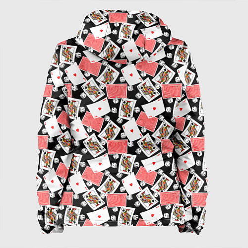 Женская куртка Карты / 3D-Черный – фото 2