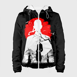 Куртка с капюшоном женская Кэн Рюгудзи Токийские мстители, цвет: 3D-белый