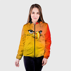 Куртка с капюшоном женская Орёл 3d, цвет: 3D-черный — фото 2
