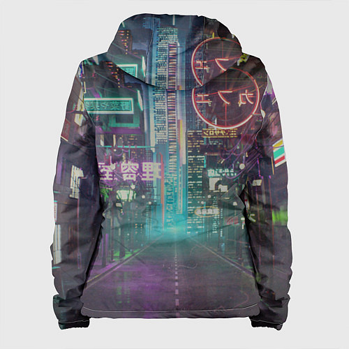 Женская куртка Neon Tokyo / 3D-Черный – фото 2