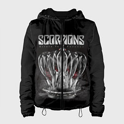 Куртка с капюшоном женская SCORPIONS, цвет: 3D-черный