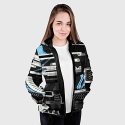 Куртка с капюшоном женская CS VULCAN STEEL ВУЛКАН, цвет: 3D-черный — фото 2