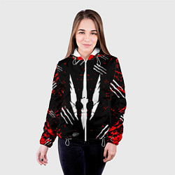 Куртка с капюшоном женская The Witcher 2 : Убийцы королей, цвет: 3D-белый — фото 2