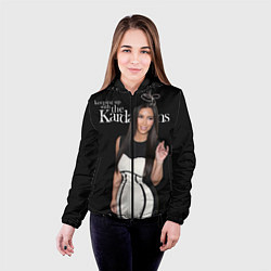 Куртка с капюшоном женская Keeping up with Kardashians, цвет: 3D-черный — фото 2