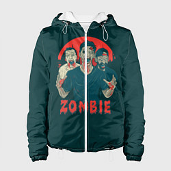 Куртка с капюшоном женская Zombie, цвет: 3D-белый
