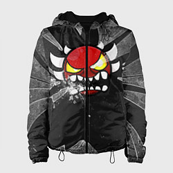 Куртка с капюшоном женская Geometry Dash: Fragments, цвет: 3D-черный