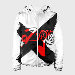 Куртка с капюшоном женская МЯZГАТЬ, цвет: 3D-белый