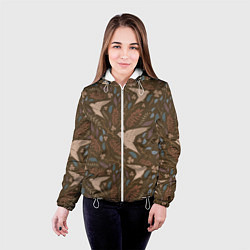 Куртка с капюшоном женская Литой стриж, цвет: 3D-белый — фото 2