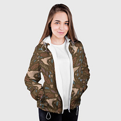 Куртка с капюшоном женская Литой стриж, цвет: 3D-белый — фото 2