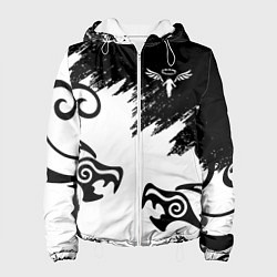 Куртка с капюшоном женская ТОКИЙСКИЕ МСТИТЕЛИ ВАЛЬГАЛЛА, цвет: 3D-белый