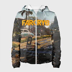 Куртка с капюшоном женская Far Cry 6 game art, цвет: 3D-белый