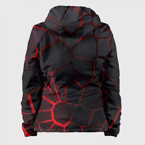 Женская куртка Тойота 3D плиты с подсветкой / 3D-Черный – фото 2